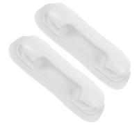 PRETYZOOM 2Pcs Gray Rubber Boat Handle Replacement - Universal Kayak Grab Handle Strap for Inflatable Dinghy, Canoe, Paddleboard Marine Accessory