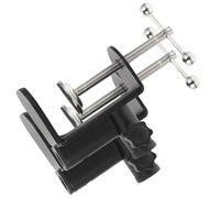 PRETYZOOM 2pcs Heavy Duty Metal Desk Lamp Microphone Stand Adjustable C Shaped Clamp for Tabletop Mic Boom Use Desk Lamp