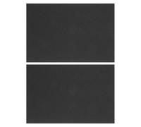 PRETYZOOM 2pcs High Purity Graphite Carbon Felt Fire Blanket Soft Insulated Mats for Welding Furnace Heat Resistant Fire Retardant Protective Pads