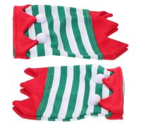 PRETYZOOM 2pcs Horse Front Leg Wraps Striped Protective Sleeves Made of Soft Breathable Polyester for Horses, for Holiday Events and Festive Parties to Enhance Appearance