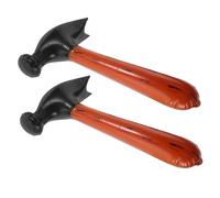 PRETYZOOM 2pcs Inflatable Hammer Wood Grain Party Props Creative Theater Supplies for Holiday Birthday Favors Boost Confidence and Imaginative Play