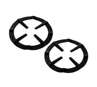 PRETYZOOM 2pcs Iron Coffee Pot Holder Gas Range Stand Skid Resistance and Oil Resistant Features for Coffee Shop and Restaurant Use, Portable Black Gas Burner Grate