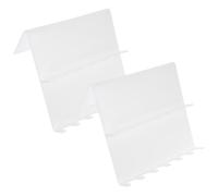 PRETYZOOM 2pcs Laboratory Pipette Holder Rack Plastic Linear Stand for Organized Sampling Wall Mountable and Bench Storage Sturdy Design for Efficient Lab Workspace