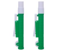 PRETYZOOM 2pcs Laboratory Pipettors Single Channel Micropipette for Accurate Liquid Handling with High Efficiency and Universal Tip Compatibility Plastic Dropper for Molecular Biology