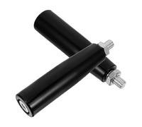 PRETYZOOM 2pcs M10 X 100mm Threaded Metal Crank Handles with Nut, Small Revolving Knob Grip for Milling Machines and Industrial Equipment, Machine Hand Crank for Precise Manual Adjustment