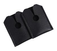 PRETYZOOM 2pcs Manual Razor Head Sleeve Protective Cover 2.20x1.73x0.12in Artificial Leather Strong Compatibility Prevents Damage for Travel