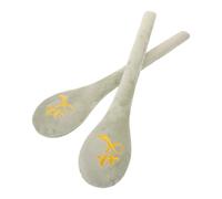 PRETYZOOM 2pcs Meridian Massage Hammer Handheld Body Massager for Back and Neck Muscle Relaxation with Dual Massagers Made of Memory Foam and Flannel Portable for Travel and Daily Health