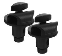PRETYZOOM 2pcs Microphone Stand Clip Adapter Holder for Studio Performance Rotatable Mic Mount Clip for Desk Table
