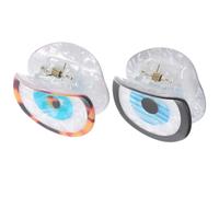 PRETYZOOM 2pcs Mini Hair Claw Clips for Thin Hair Strong Hold Hard to Break Design for School Morning Beauty Routine