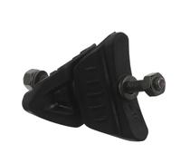 PRETYZOOM 2pcs Motorcycle Tire Clamp Wheel Lock, Metal Rubber Tire Changer Clamp, Black, Wear Resistant, Noise Reduction, Impact Protection, Enhanced Stability for Dirt Bike ATV Rim