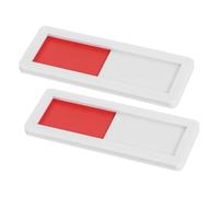 PRETYZOOM 2pcs Open Slider Privacy Sign Acrylic Door Indicator with Self Adhesive Black Red Green Occupied Vacant Slider Design for Office Conference Room