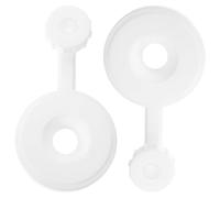 PRETYZOOM 2pcs Plastic Funnel Stand Rack with Integrated Construction, Double-hole Design for Funnel and Glassware in Research Lab Support and Experimental Setup