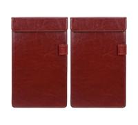 PRETYZOOM 2pcs Pu Leather Clipboard for Restaurant Order Management, Lightweight and Compact Tabletop Setting Clipboards with Sl nd Modern Design, for Efficient Menu and Receipt Handling