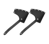 PRETYZOOM 2pcs Pu Leather Hand Axe Cover with Quick Disassembly and Assembly, Compact and Portable Blade Protector for Outdoor Camping and Hiking, Ergonomic Waist Hanging Design