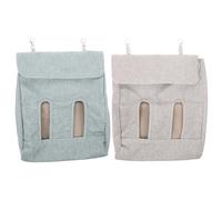 PRETYZOOM 2pcs Rabbit Cage Feeder Hanging Storage Bag Small Pet Pouch Reusable Reducing Waste Cloth with Hook for Small Animals Feeding