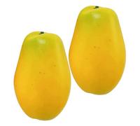 PRETYZOOM 2pcs Realistic Design Artificial Papaya Foam Fruit with Versatile Decoration and Multipurpose Use for Photography Props and Children's Toy Home Decor