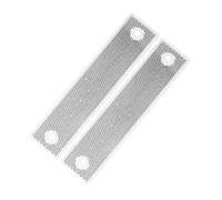 PRETYZOOM 2pcs Rectangular Highway Reflector Marker 180x40mm White Reflective Guardrail Safety Signs High Visibility Road Reflectors for Night Driving and Driveway