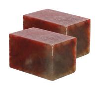 PRETYZOOM 2pcs Red Stone Carving Blocks for Seal Engraving, 4x2.5x2.5cm Square Soapstone Material with Comfortable Grip, Resists Wear, for Calligraphy Seal and Studio Use by Artists