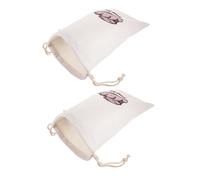 PRETYZOOM 2pcs Reusable Linen Bread Bags for Homemade Breads Sourdough Storage with Drawstring Food Packaging for Cookies and Baked Goods Eco-Friendly Design