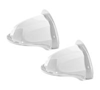 PRETYZOOM 2Pcs Security Camera Sun Rain Cover Shield Outdoor CCTV Camera Protector Cover Shade Protective Roof 29X21 cm