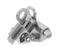 PRETYZOOM 2pcs Self-Closing Loft Hatch Catch with Resilient Spring Bolt Latch, Zinc Alloy Security Door Lock for Gate and Window, Simple Installation for Bedrooms and Work