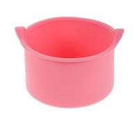 PRETYZOOM 2pcs Silicone Wax Pot Liner 13.5oz Reusable Non-stick Wax Melt Bowl with Dual Insulated Handles Fits Most Heaters for Hair Removal Melting Pot Settings