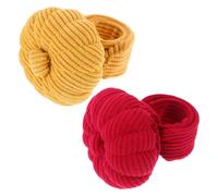 PRETYZOOM 2pcs Slap Bracelet Wrist Pin Cushion Pumpkin Snap Band Needle Holder for Sewing Dressmaking Embroidery Handicraft Projects Portable Arm Pin Cushion