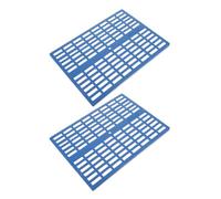 PRETYZOOM 2pcs Small Animal Foot Pads Plastic Rabbit Cage Mats Blue with Holes Design for Puppy and Rabbit Balcony Bathroom Use Ensuring A Clean Environment and Sturdy Wear Resistance