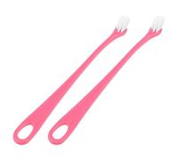 PRETYZOOM 2pcs Soft-Bristle Toothbrushes Cat Dog Toothbrushes with Long Handle Compact Brush Head for Deeply Cleans The Mouth and Oral Care