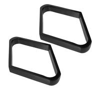 PRETYZOOM 2Pcs Solid Wood Billiard Rhombus Frame 9-Ball Pool Rack Triangle Ball Holder for Snooker and Pool Table Accessories, Suitable for Recreational Play and Parties