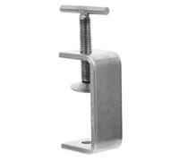 PRETYZOOM 2Pcs Stainless Steel Table Mount Clamps Heavy Duty Desk Mounting C Clamp for Woodworking Stable Firm Hold Use for Home Office Workshop