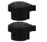 PRETYZOOM 2pcs Steam Release Valve Replacement for Electric Pressure Cooker, Black Plastic Material with Easy Installation and Safe Cooking, Pressure Cooker Accessories for Efficient Steam