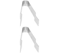 PRETYZOOM 2pcs Tea Bag Squeezer Tongs, Fruit Strainer Mini Toaster Small Clamps Food Clamp Tong Small Clip Salad Tongs Mini Cooking Tongs Food Clipstongs Fruit Tweezers Tea Filters Sugar Cube Tong