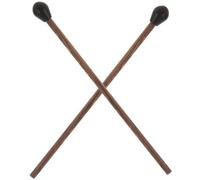 PRETYZOOM 2pcs Tongue Drum Mallets with Silicone Heads, Lightweight Universal Percussion Sticks for Tongue Drums, Black Cone-shaped Drumsticks Accessory for Rhythm and Band Use