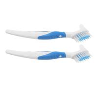 PRETYZOOM 2pcs Turtle Care Plastic Brush Turtle Cleaning Brush Dual-sided Lightweight Wide Application Portable Multi-functional Mini for Cleaning The Gap at Home Suitable for Family