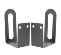 PRETYZOOM 2pcs Wall-Mounted Weight Scale Holder for Digital Bathroom Scales Carbon Steel Storage Bracket with Heavy Duty Adhesive Hooks Vertical Design to Stop Accidental Drops and Save