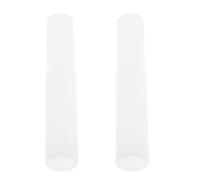 PRETYZOOM 2pcs White Golf Shaft Extension 13.85mm Outer Diameter Plastic Steel Golf Club Extender for DIY Shaft Lengthening and Repair Compatible with Driver for Maintenance