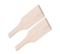 PRETYZOOM 2pcs Wooden Clay Paddle for Pottery Techniques and Sculpture, Large Working Surface, Versatile Design, Sturdy Wood Material, for Professional Potters and Ceramic Artists