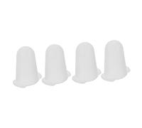 PRETYZOOM 2sets Cake Decorating Nozzle Covers Piping Tip Protectors Silicone Sleeves for Easy Cake Decorations 2pcs*2