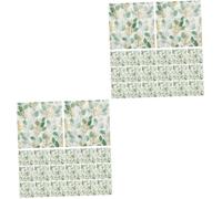 PRETYZOOM 2sets Green Leaf Pattern Party Napkins Decorative Tissue Paper for Events Suitable for Home Restaurant and Showers Soft and Gentle Texture for Sensitive Skin 60sheets*2