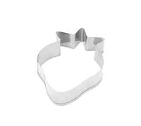 PRETYZOOM 3-Piece Stainless Steel Strawberry Shape Cookie Cutters Baking Molds for DIY Chocolate Cupcake Desserts