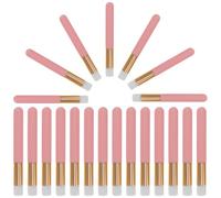 PRETYZOOM 30pcs Mini Lip Brushes Small round Head Makeup Applicators for Lips and Nose Pore Cleaning, Nylon and Plastic Material, Multipurpose Use for Daily and Travel Blending