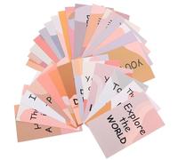 PRETYZOOM 30pcs Small Colorful Inspirational Quote Cards English Words Encouragement Cards for Students Employees Daily Motivation and Positivity Booster