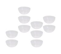 PRETYZOOM 30pcs White Semi- PVC Facial Mask Mixing Bowls Small Prep Measuring Bowls Anti-Drop for Home and Beauty Salon DIY Face Mask Application