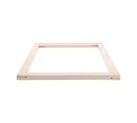 PRETYZOOM 30x30cm Wood Canvas Frame Stretcher Bars Set DIY Friendly Solid Wood Frame with Pre Cut Rounded Edges for Oil Painting and Art Projects Gallery Wrap Poster