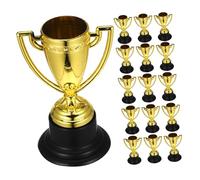 PRETYZOOM 32pcs Mini Plastic Trophies Award Cups Lightweight Safe Sports Prizes for Party Favors Competitions Ceremony Volleyball Winner Rewards