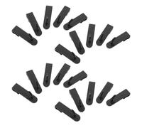 PRETYZOOM 35pcs Wire Grid Wall Accessories Hooks for Retail Shelves and Workspaces, Black Plastic Grid Panel Hooks Effortless Adjustability and Sturdy Smooth Burrfree Contact Surface for Hat