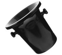 PRETYZOOM 3l Wine Tasting Spittoon Wine Dump Bucket Black Plastic Funnel Shape with Big Opening Simple Practical Design at Optimum Drinking Temperature for Party Bar Use