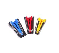 PRETYZOOM 3pcs Bias Tape Maker Set for Sewing and Quilting, Easy to Use Fabric Bias Binding Maker with Metal and Plastic Construction, for DIY Patchwork and Craft Projects