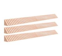 PRETYZOOM 3Pcs Classical Guitar Purfling Strips Wooden Binding Edging 420X25X25Mm Acoustic Guitar Accessories Natural Auguman Wood Decorative Trim for Luthiers